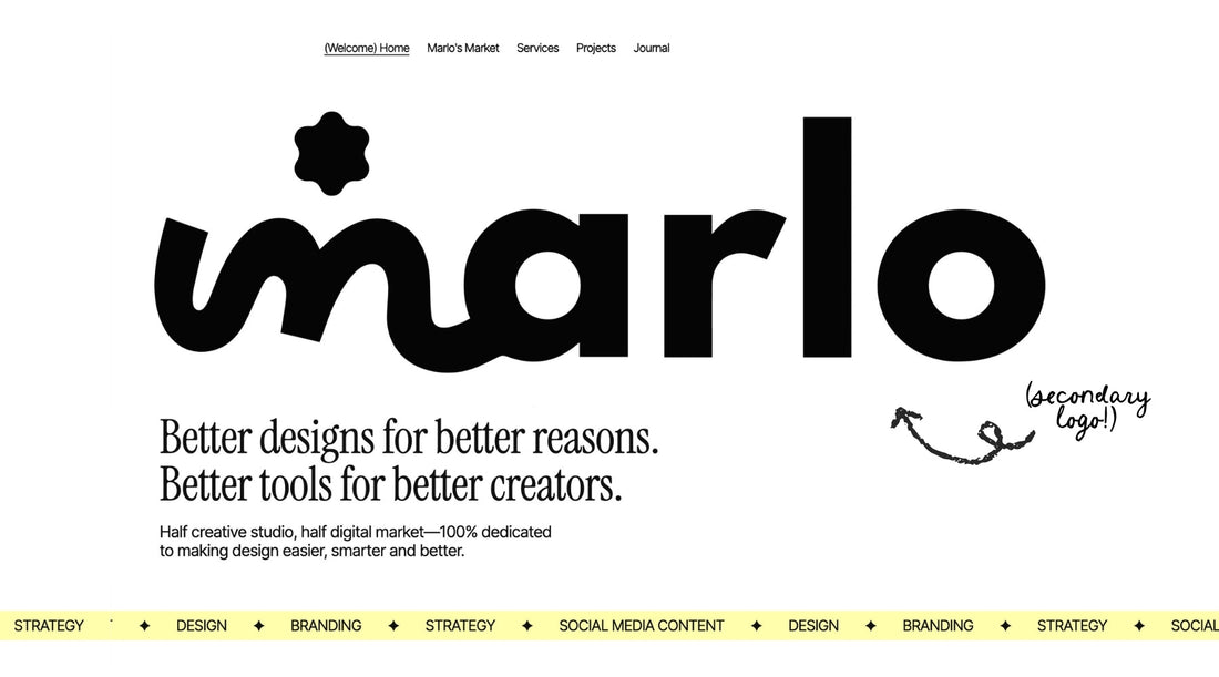 secondary logo - marlo studios secondary logo