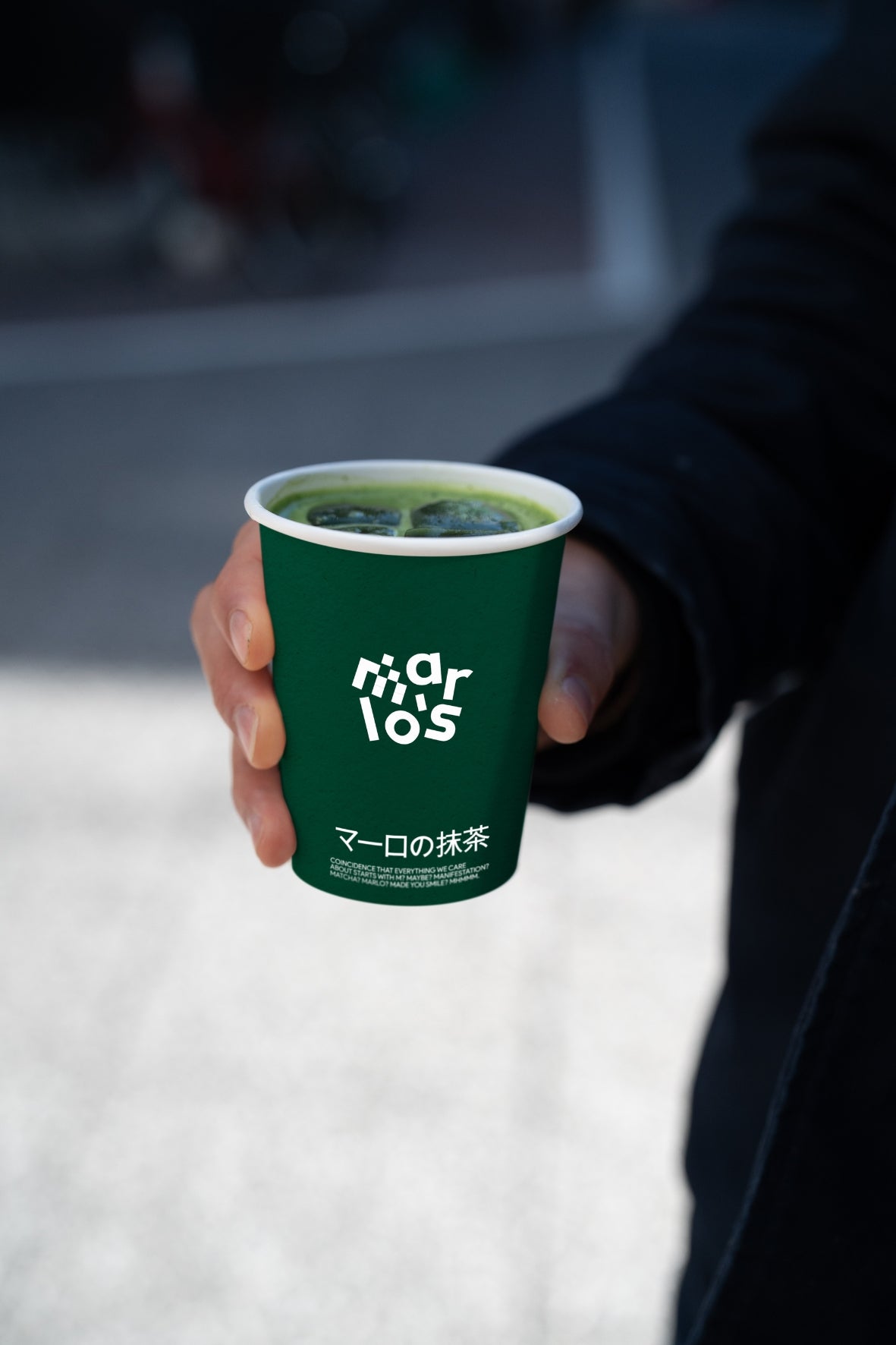 Matcha Takeaway Cup 02 Mockup
