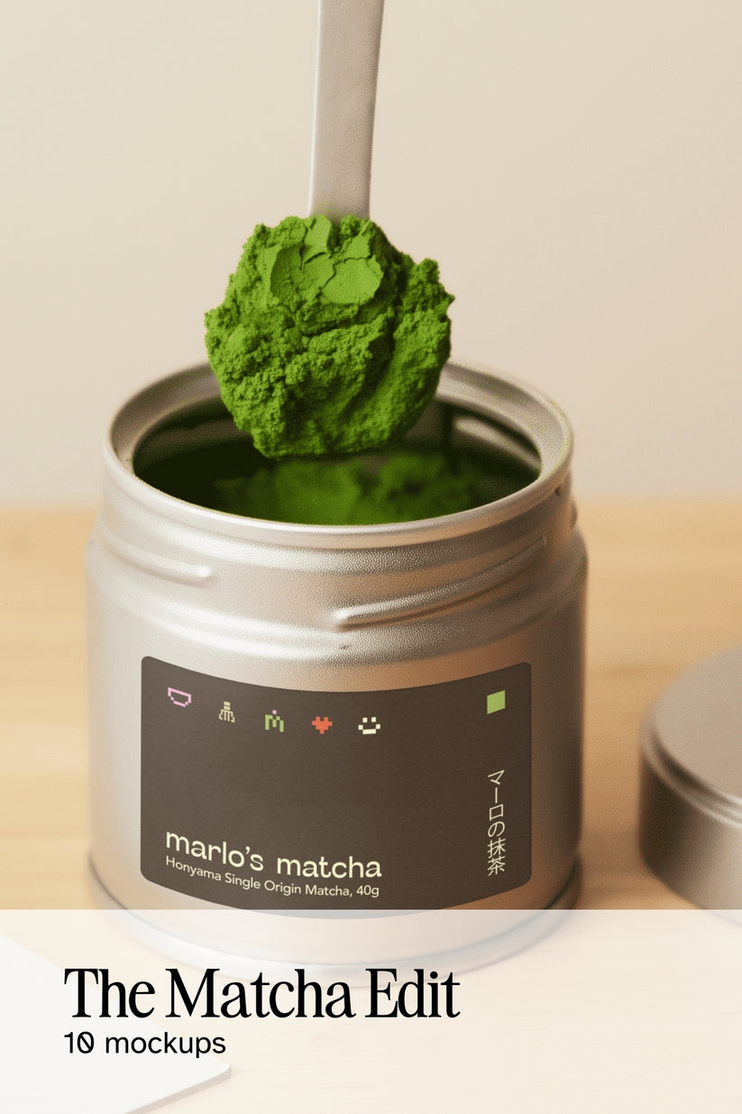 The Matcha Edit Bundle (10 mockups) – Marlo Studios